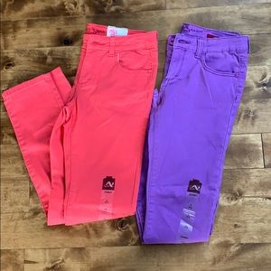 Two pair of skinny jeans size 12